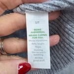 Aerie Sz S Sweater Oversized V-neck Knit Pullover Gray Soft Cozy Winter Women’s Photo 6