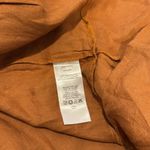 Quince 100% European linen maternity midi dress terracotta Thanksgiving NO BELT Orange Size undefined Photo 3