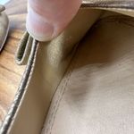 Tory Burch Tory Burch Chase Nappa Leather Metallic Gold Flats Logo Designer Women's 5M Photo 9