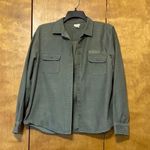 J.Crew  Military Look Button Up Shirt/Light Jacket XL Photo 0