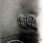 ALBION FIT Albion Windowpane Paperbag Pants Bow Belt High Waisted Tapered Black White XS Photo 2