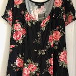 Forever 21 Floral Romper Short Sleeve Size 2X Photo 1