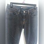 Levi's Stretchy Legging Jeans Metallic Gold Glitter Black Denim Grunge Sz 11/30 Photo 7