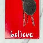 Sandra Magsamen Believe Keep Calm and Carry On Keychain Keyring Silver Photo 1