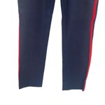 Banana Republic Navy Blue & Red Stripe Side Panel Sloan Pants Women Sz 4 Photo 3
