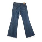 Edwin women's size 29 denim jeans raw hem crop straight leg usa Blue Photo 1