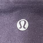 Lululemon Leggings Womens 6 Purple Black Ruched Leg Warmers High Rise Yoga Photo 7