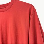 Coach Women’s Signature Logo Cropped Boxy Crew Neck T-Shirt | Size XS | Red Photo 4