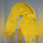 Boutique Chunky mustard blanket scarf winter holiday￼knit boho Christmas Photo 0