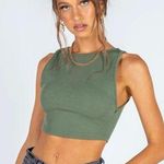 Princess Polly Laila Green Crop Top Photo 0