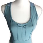 Boohoo Sculpt Elastic Tape Scoop Neck Criss Cross Bodysuit Photo 99