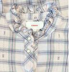 Xirena Women Top Blue Gray Lilac Quartz Button Up Pearl Snap Long Sleeve Size XS Photo 3