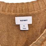 Old Navy Tan Orange V-Neck Sweater Top Women’s Size X-Large Lightweight Shirt! Photo 1