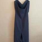 LIONESS  Strapless Blue Halter Maxi Dress Photo 6