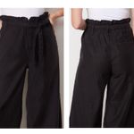 Hudson Jeans Hudson 27 Black Beauty Cropped Wide Leg Trouser Paperbag Waist Photo 3