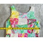 Lilly Pulitzer Multi State Patch Patchwork Delia Dress Side Grommet Lace Up Photo 6