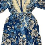 Farm Rio  Full Of Flowers Ruffle Jumpsuit, Sz M Photo 8