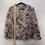 Kate Hill Woman Linen Blazer Size 22W Floral Career Professional Business Office Photo 11