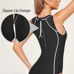 Heathyoga Women's Competitive One Piece Swimsuit with Tummy Control and … Black Size M Photo 2