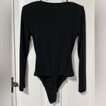 ASTR  the Label Black Cinched Cut out long sleeve bodysuit size medium Photo 5