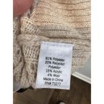 Croft & Barrow Cardigan Plus 1X Beige Womens Crewneck Textured Neutral NWT Photo 5