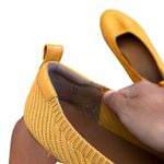 Everlane  The Day Glove Yellow Knit Flats Sz 11 Photo 6