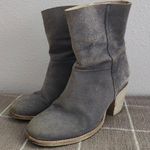 Vtg Humanoid Suede Leather Boots Retro 70s style Size 6 Photo 0