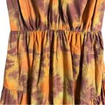 Ulla Johnson Valentina Orange Tie Dye Print A-Line Sleeveless Midi Dress Size 0 Photo 6