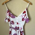 Bardot Pink And White Floral Wrap Dress Photo 9