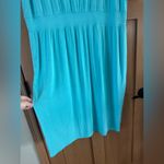 Athleta Teal Blue Santorini Cinch Sleeveless Midi Dress Robe Women's Size 2X Photo 2