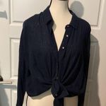 Lucky Brand  button down shirt with metallic running thru shy Photo 0