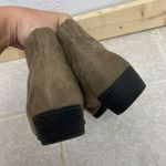 Blue Suede Ankle Booties Gray Size 9 Photo 3