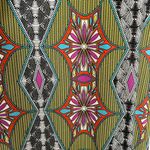 Green and Orange Maxi Skirt for Casual Wear Size L Photo 3