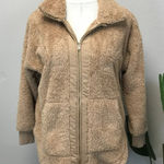 Sonoma  Goods For Life Tan Sherpa Cozy Full-Zip Jacket - Size 0X (14) Photo 0