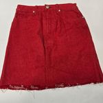 Rag and Bone Moss Skirt in Bull Red Photo 0
