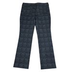 NYDJ  Plaid Marilyn Straight NipXTuck Pants Trousers 16 Gray Blue Plus Stretch‎ Photo 2