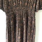 Treasure & Bond  Retro Floral Shirred Waist Midi Dress Photo 12