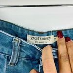 Great Smoky Los Angeles High Waist Wide Leg Jeans Size 11 Blue Photo 7