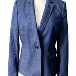 Brooks Brothers  Red Fleece Women's Denim Blazer Size 6 Photo 0