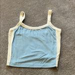 Blue and White Women's Tank Top Size XS Photo 0