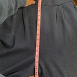 St. John Basics Navy Blue Santana Knit Wide Leg Pleated Pants Photo 8