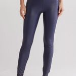 Good American NWT Ink Blue Better Than Faux Leather Leggings Photo 8