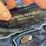 Banana Republic  Dark Wash High Rise Skinny Jeans Womens 27 Zip Fly Blue Denim Photo 5