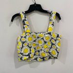 & Other Stories & Other Stories Linen Blend Sunflower Cropped Top Photo 2