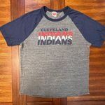 Women's Homage Cleveland Indians Baseball Vintage Raglan T Photo 4