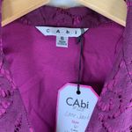 CAbi NWT  FROLIC Jacket in Plumberry Lace Long Sleeve Blazer Size 6 #128 Photo 4