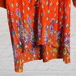 Jessica Taylor Vintage Paisley Tunic Dress Boho Embellished Lace Up Asymmetrical Whimsical 1X Photo 2