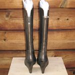 Elaine Turner NWB Snake Print Leather wedge Boots Photo 3