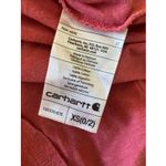Carhartt Women's XS Pink Top V Neck Top Work Shirt Chore Barn 4H Photo 5
