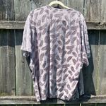 Honey Belle  Purple Velour Leaf Kimono | S Photo 3